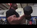 Video of IFBB Pro Aaron Clark Training Shoulders And Arms