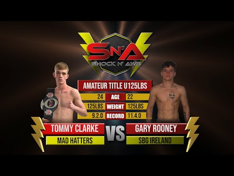 Shock N Awe 33 - Gary Rooney vs Tommy Clarke Amateur Flyweight MMA Title 125lbs
