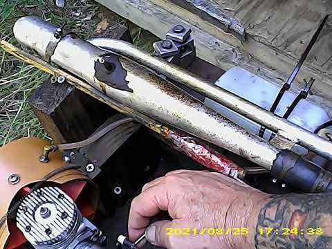 KB 82 IC DUCTED FAN ENGINE ON THORJET DF UNIT RUNNING!