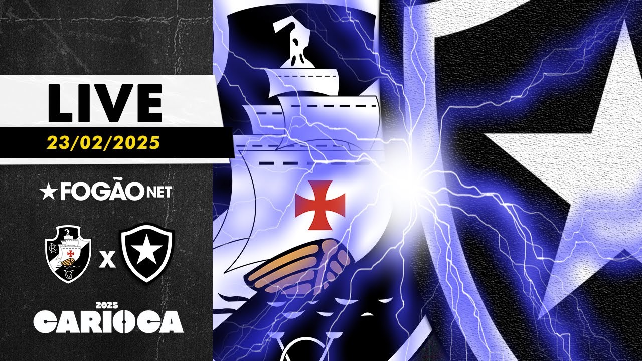 LIVE | Pré-jogo de Vasco x Botafogo pela 11ª rodada do Carioca 2025