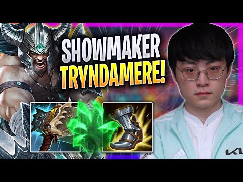 SHOWMAKER TRIES TRYNDAMERE WITH NEW REWORK! - DK ShowMaker Plays Tryndamere MID vs Galio!