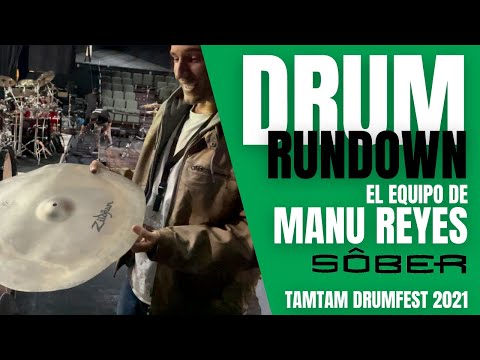 ¿Con qué equipo toca Manu Reyes de Sôber? Drum Rundown