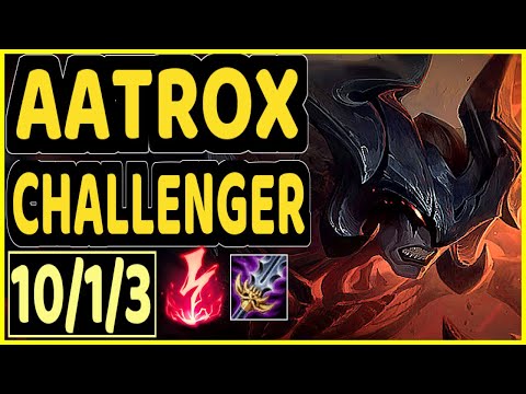 SERTUSS (AATROX) vs VIKTOR - 10/1/3 KDA MID CHALLENGER GAMEPLAY - EUW