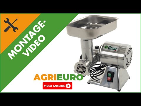 Montagevideo Fleischwolf FIMAR TR8D elektrisch
