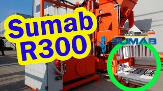HIGHLY PRODUCTIVE SUMAB R-300 Stationary Concrete Block machine youtube video