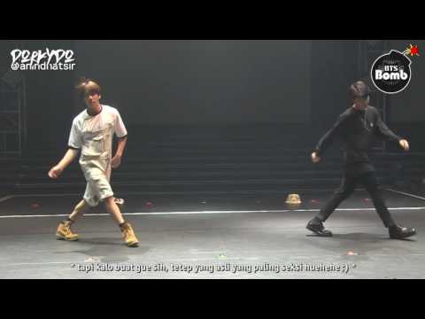 [INDO SUB] [BANGTAN BOMB] 'Coming of age ceremony' Dance cover by Jimin & Jung Kook
