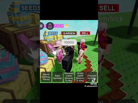 HOW HE GOT CANDY BLOSSOM 😱🤑 #roblox #growagarden #luck #edit #shorts