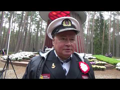 PIAŚNICA 11-GO LISTOPADA I WIZYTA KORSARZA NA MIEJSCU, GDZIE NIEMCY WYMORDOWALI OKOŁO 14 TYŚ POLAKÓW