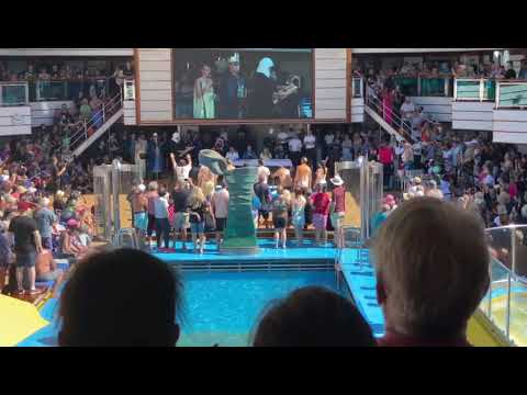 Thumbnail for Crossing the equator Line party in the pool carnival luminosa 🇺🇲😊