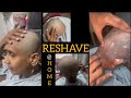 Headshave At Home Reshave After Tirupati At Home Indian Women Headshave