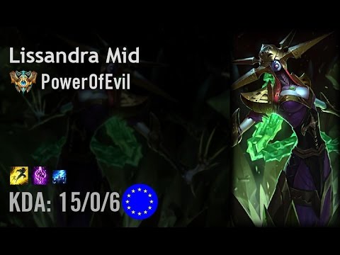 Lissandra Mid vs Jhin - PowerOfEvil - EUW Challenger Path 6.4
