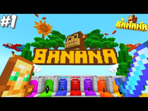 My First Day in Banana SMP | Lifesteal Server