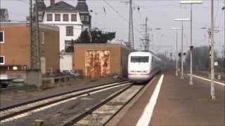 preview picture of video 'ICE-Durchfahrt in Friedberg(Hessen) (30.03.2013 12:00 Uhr)'