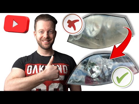 Scheinwerfer polieren 🆗 Blinde & gelbe Scheinwerfer einfach aufbereiten! ATG Set Anleitung