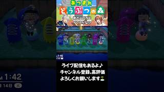 【あつ森】夜のスプラはイクラかな？ #acnh #animalcrossing #shorts #あつ森 #あつまれどうぶつの森
