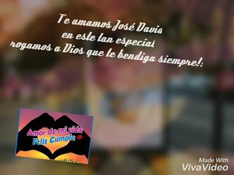 Feliz cumpleaños José David!!!!