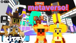 Tech madness! Kitty from the Roblox metaverse.