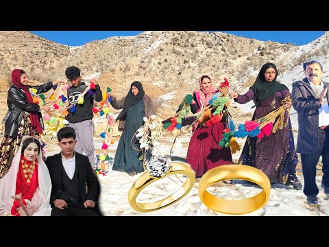 "Mahan and Leila's Wedding Celebration: Mirza Ali DOOD Dance Under the Mountain Sky"