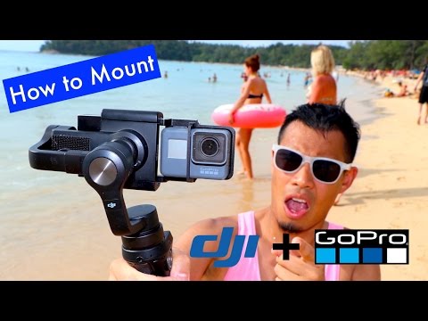 How to use DJI OSMO MOBILE with GoPro Hero 5 - Stabilization Comparisons