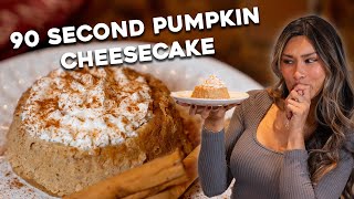90 Second Cheesecake! No Bake Easy, Creamy and Delicious