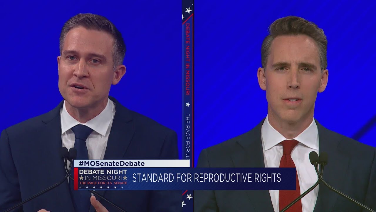 Josh Hawley, Lucas Kunce face off in U.S Senate debate