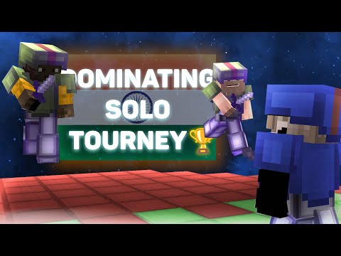 DOMINATING this SOLO BEDWARS tournament.... #minecraft #bedwars