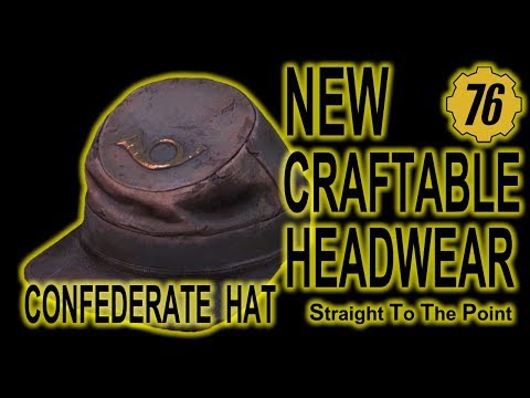 FALLOUT 76 Confederate Hat Now Craftable