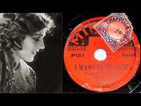 80 RPM – Robert Howe – I Want To Be Happy (1925)