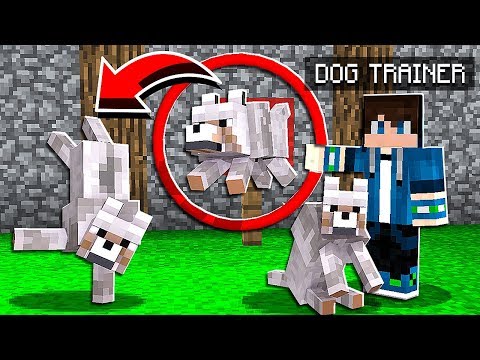 How to TRAIN WOLVES to do TRICKS in Minecraft Tutorial!