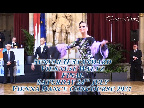 Vienna Dance Concourse 2021 - Senior II Standard Viennese Waltz WDSF - Final - 24 July 2021