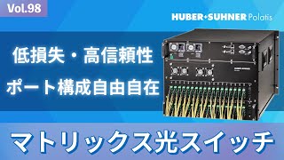 ピエゾアクチュエータ式マトリックス光スイッチ│Vol.98