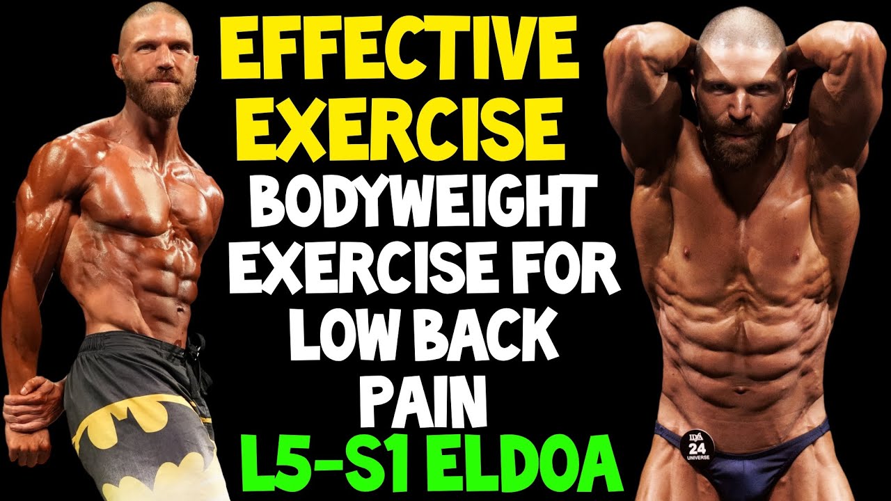 Low Back Pain Exercise: L5-S1 ELDOA | Effective Sciatica Relief