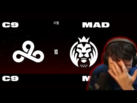 C9 vs MAD | Caedrel co stream FULL VOD | Worlds 2023 Swiss Stage day 1