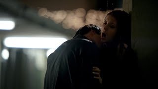 The Vampire Diaries: 3x19 - Elena and Damon motel kiss/make out hot scene [HD]