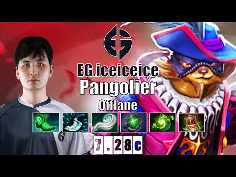 Pangolier Offlane | EG.iceiceice | ROCK AND ROLL THE ENEMIES | 7.28c Gameplay Highlights