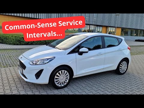 Ford Fiesta MK8: Service intervals overview