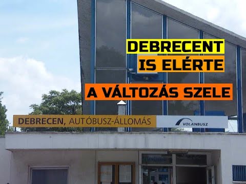 Dok. jell.: Megkapta új arculatát a debreceni buszállomás