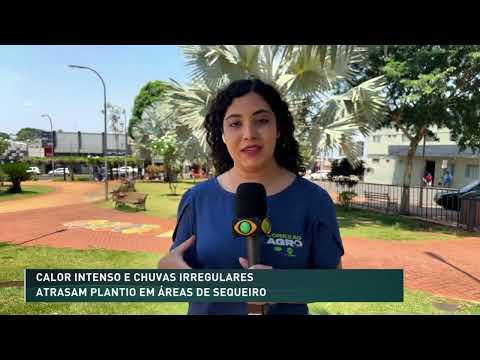 Calor e chuvas irregulares atrasam plantio em Goiás