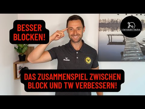 Der optimale Block! Dadurch kann der Torwart den Wurf besser lesen.