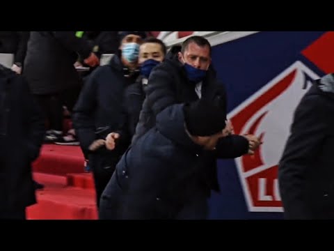 NO FIGHT Sylvain Armand prise de self-défense vs Frédéric Antonetti Lille/Metz L1 2021/2022 Football