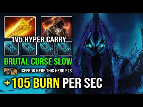 This is Why Abaddon Is The Strongest Hyper Carry +105 Radiance Burn Per Sec 6Min Midas Dota 2