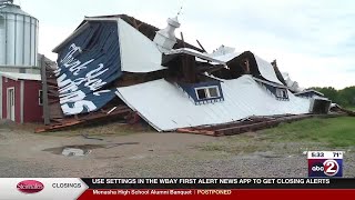 Famous Culver's barn collapses in storm