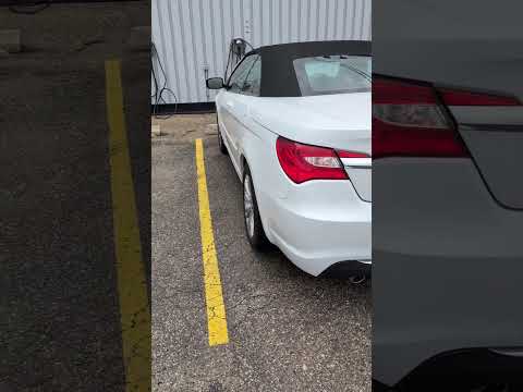 2013 Chrysler 200 2dr Conv Touring in White for sale at Stockie Chrysler in Waterloo, ON