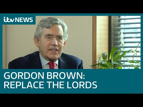 Gordon Brown tells Robert Peston: Replace the Lords to keep the UK together | ITV News