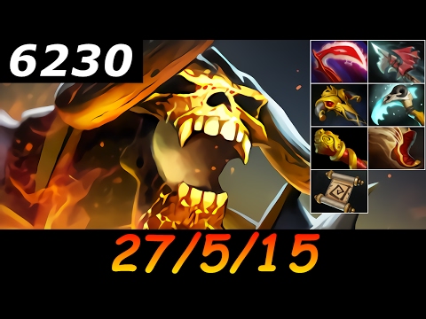 Dota 2 Clinkz 6230 MMR 27/5/15 (Kills/Deaths/Assists) Ranked Full Gameplay