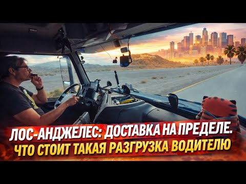 Los Angeles: Delivery at its limit. What does this unloading cost the driver?