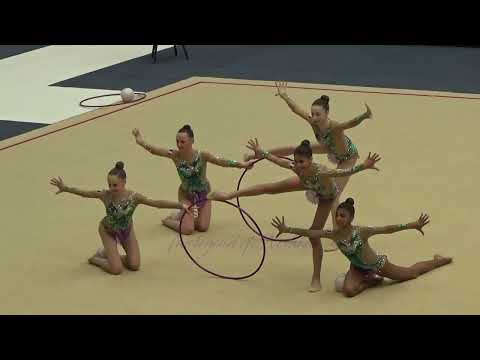 Ensemble FRANCE 3 ballons 2 cerceaux (réserve) - 2025 Championnats de France (démo du vendredi) (1)