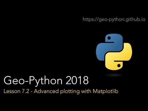 Geo Python Lesson 7 2 Advanced Plotting With Matplotlib