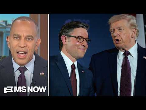 'Republican MELTDOWN in full swing': Jeffries SLAMS GOP for promising 'more of the same'