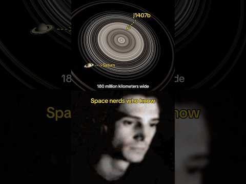 The Largest Rings of any planet J1407b #science #earth